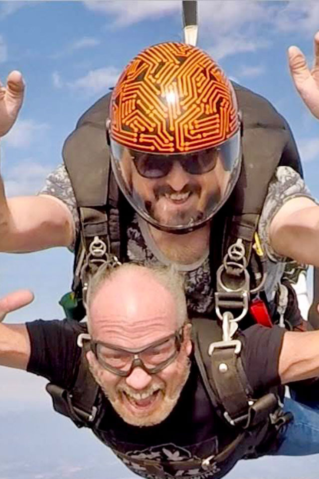 Garrett Trott tandem instructor and videographer at PNW Skydiving Center